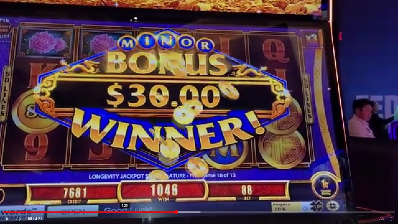 Longevity and Jackpot Bonus - YouTube