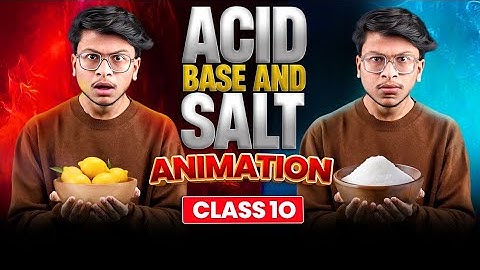 Acids Bases & Salts🔥 1 SHOT- ANIMATION- Class 10 Science Chapter 2