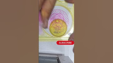 "Perfect Circle Art with Spirograph"#satisfying#Spirograph#art#drawing#shorts,"