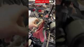 Tip For Steel Braided Clutch/Brake Lines: Honda VF700 #shorts