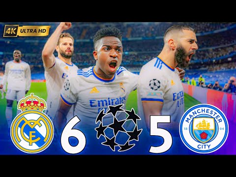 Rodrygo Leads Real Madrid To A Historic Remontada Against Manchester City In The 2022 UCL In 4K