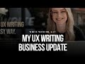 What I've been up to (and how you can learn UX Writing with me)