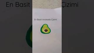 Simplest Avocado Drawing En Basit Avokado Çizimi