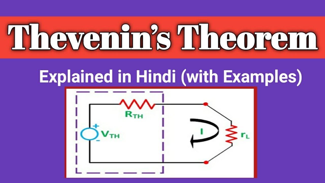 Thevenin's Theorem Explained in Hindi (with Examples) - YouTube