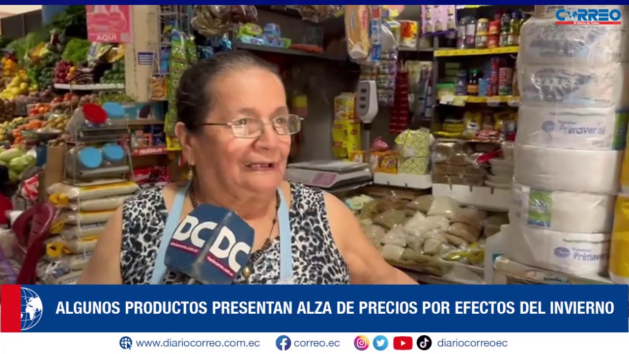 Algunos productos presentan alza de precios por efectos del invierno