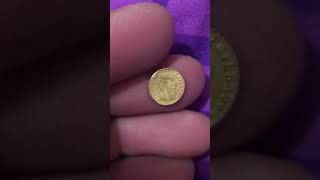 Moneda Maximiliano 1865 oro