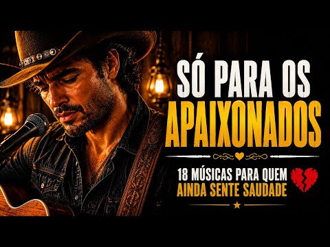 SÓ PARA OS APAIXONADOS ❤️ | 18 Músicas de Amor e Saudade | Dark Country Brasil