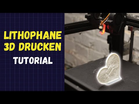 Bilder aus dem 3D Drucker - Lithophanie erstellen Tutorial deutsch / 3D