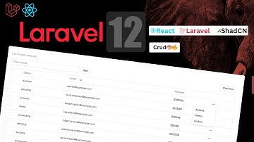 🔥 Laravel 12 + React + ShadCN UI | CRUD App with Dynamic Data Table & Modern UI! 🚀