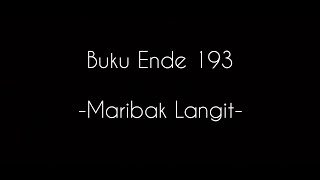 Buku Ende 193 | Maribak Langit