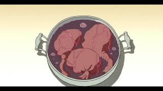 Scooby Doo Stomach Stuffed With Livers And Kidneys