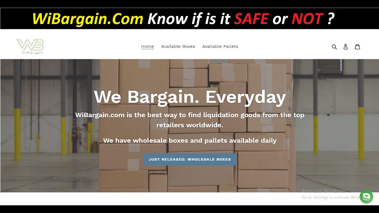 WiBargain ! Knowif is it SAFE or NOT ? wibargain com