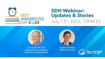 GIST Awareness Day SDH Updates webinar