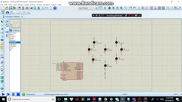 Create a twinkling heart shaped led system with ATMEGA8 micro controller (emulated on Proteus 8.6)