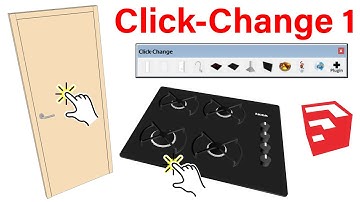 Place Dynamic Door Window and More Components with Click-Change 1 Plugin for SketchUp