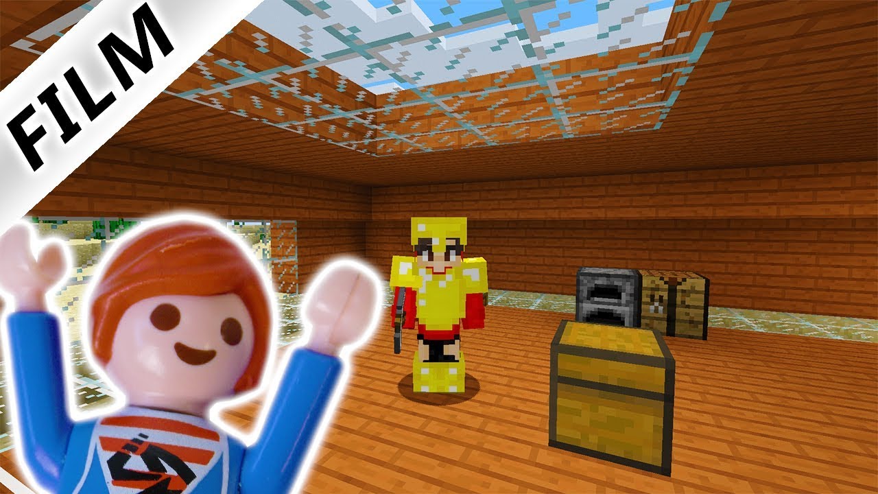 #10 JULIANS GOLDRÜSTUNG BEI MINECRAFT IM ÜBERLEBENSMODUS! Playmobil Film Deutsch - Familie Vogel
