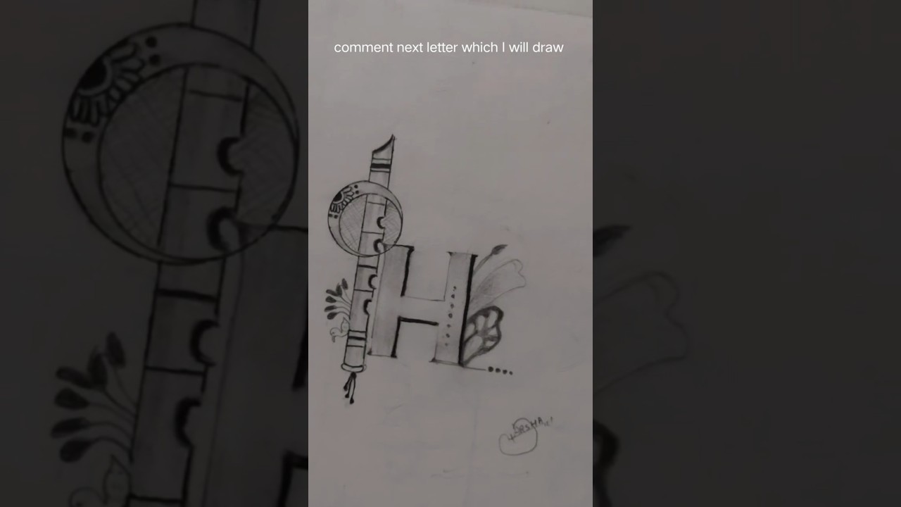 'H' letter in a new style 