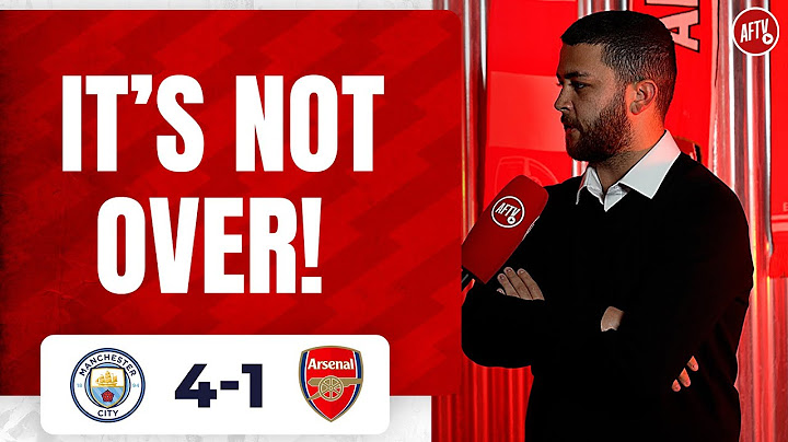 Manchester City 4-1 Arsenal | It’s Not Over! (Frank)