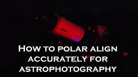 Polar Alignment  with SharpCap Software - Accurate for Astrophotography