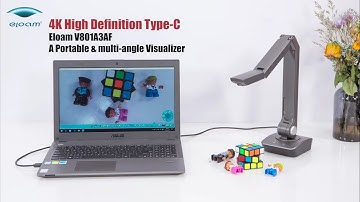 Eloam V801A3AF 4K Document Camera | Visualizer, Scanner, & Real-Time Transmission