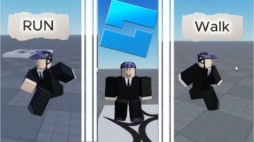 How to Add Walk/Run Animations in Roblox Studio