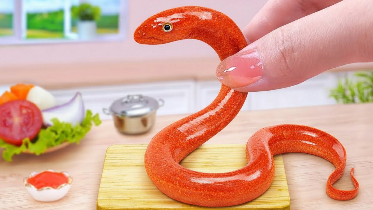 Best Mini Food Recipe – Turning Japanese Eel into Tiny Sushi ✨ Nemo Mini Kitchen