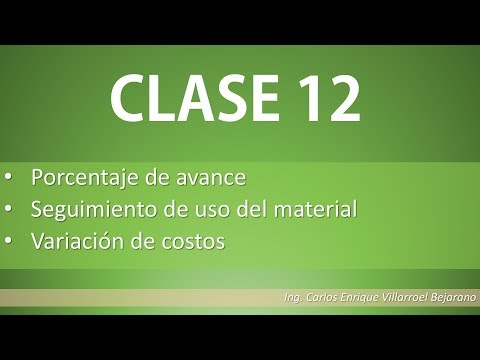CLASE 12/13 curso MS PROJECT