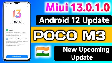 Poco M3 Miui 13 & Android 12 Update India Release Timelime |