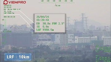 A30TR-1575 30x EO+IR AI Object Tracking Target GPS Coordinate Calculation & LFR 10 KM Gimabl Camera