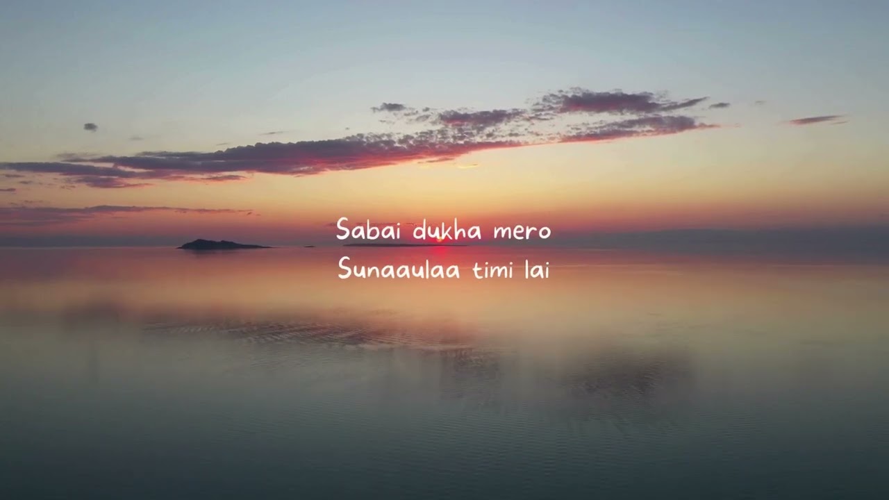 Timro Pratiksha Speed-up Song | Without Music | Lyrical Video |