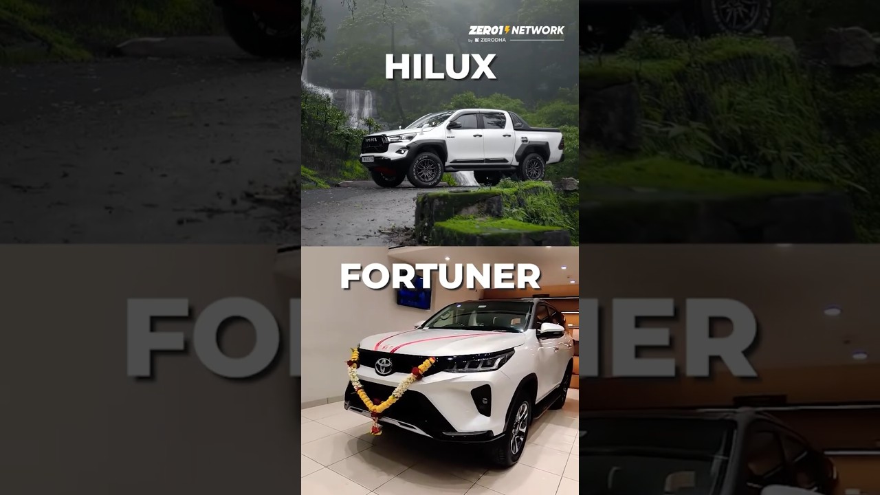 Hilux Vs Fortuner with @NeerajArora