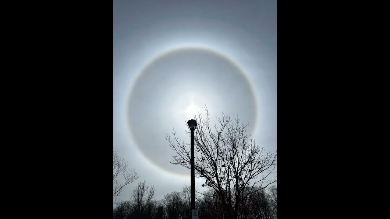 Sun Dog or Mock Sun in Toronto