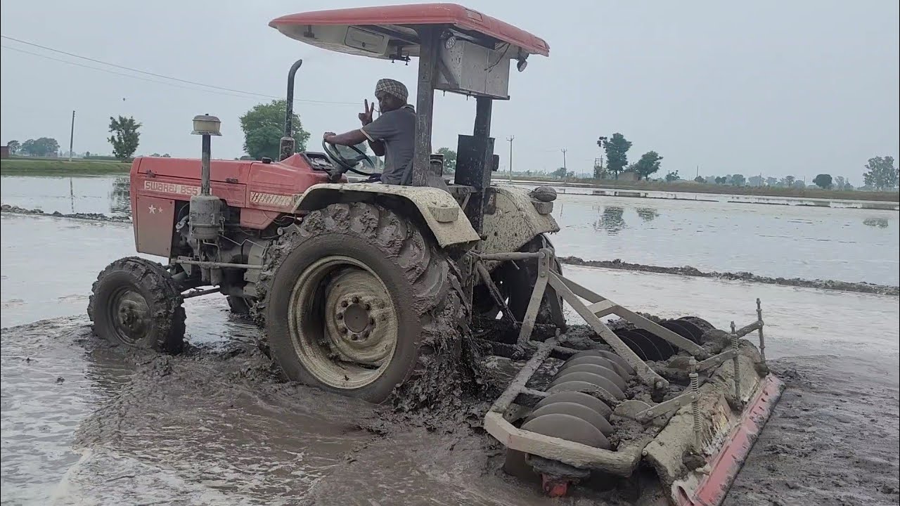 पहली बार देखा नया जुगाड़ रुटावेटर से भी ज्यादा कामयाब Swaraj 855 Vs 16 disk