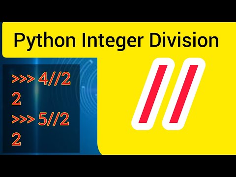 Python Arithmetic Operators: Integer Division (//)