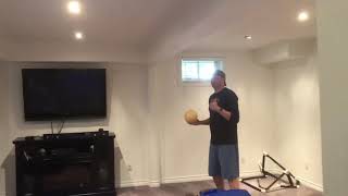 Underhand toss and catch