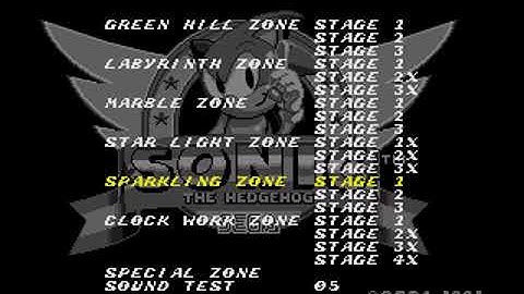 Sonic 1 Beta Restoration: Sparkling Zone music