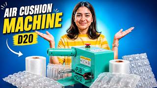 air Cushion Machine D20 Demo – Easy Setup, Power On & Film Loading Tutorial |Inhyma solution llp