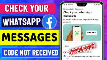 Check Your WhatsApp Messages Facebook Problem ✅ Facebook Two Factor Authentication Code ✆ @AppFixi