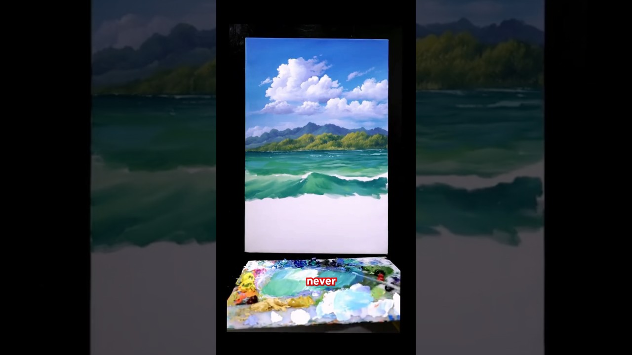 She painted oceans but has never seen one #shortstories  #shorts