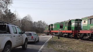 Železniční přejezd / Slovak level crossing Nováky ul. Priemyselná (vlečka) │ 17.3. 2023