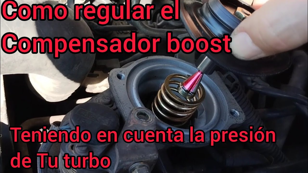 Regular bomba gasoil y compensador del turbo
