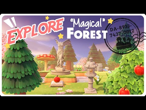 Exploring a Magical Pink Forest | Beth's Animal Crossing Island Tour