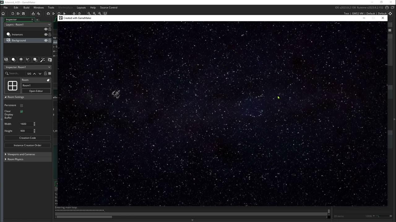 Asteroids gamemaker lesson 1 4 movement code refactoring youtube