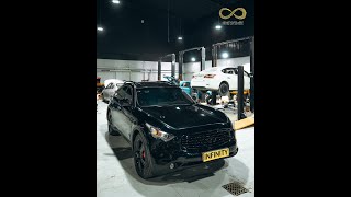 Black Elegance: Infiniti FX35 Full Transformation at Infinity Cars Services