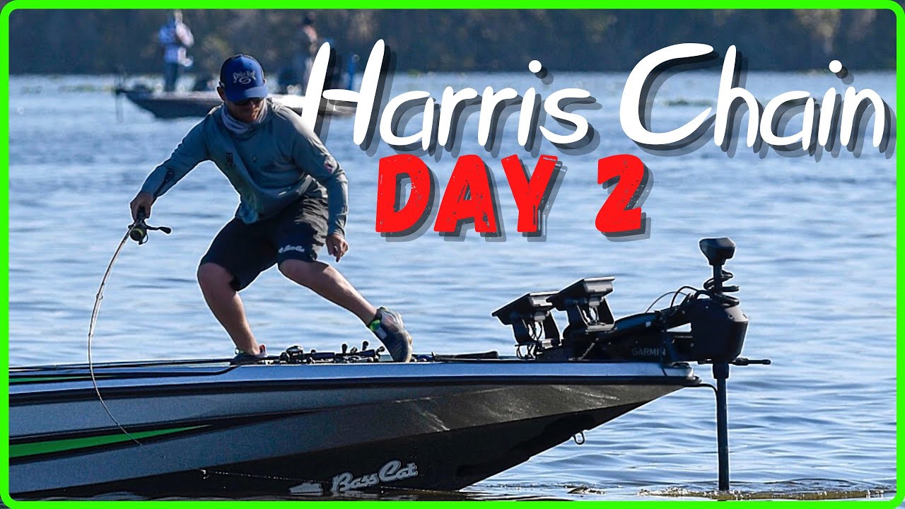 Bassmaster Open Harris Chain of Lakes (Day 2) Big Bag, Big Move! YouTube