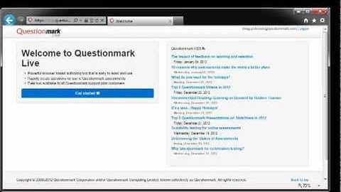 Copy & paste & enhanced question selection in Questionmark Live