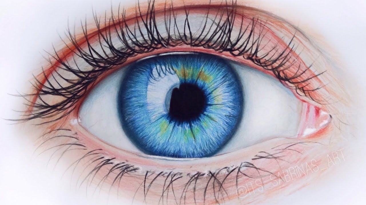 How to draw a photorealistic Eye | SPEEDDRAWING - YouTube