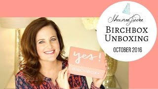 Birchbox Unboxing | October 2016 | ShaneeJudee