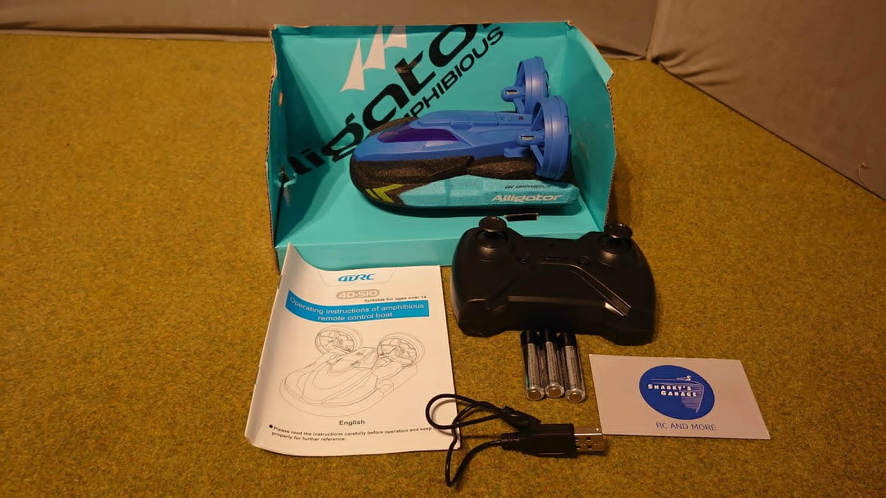RC Hovercraft - 4DRC Just Four Dreams 4D-S10 Alligator Amphibious