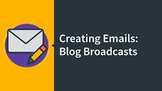 creating a blog broadcast email aweber email marketing